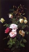 Still life floral, all kinds of reality flowers oil painting 11